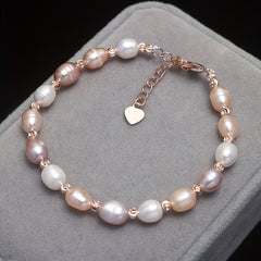Women's Freshwater Pearl Bracelet – Symbol of Purity & Elegance for Everyday Wear