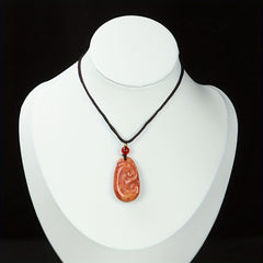 Elegant Natural Stone Swirl Pendant for Emotional Flow, Spiritual Growth, and Timeless Style