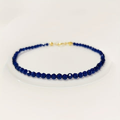 Ultra-fine Lapis Lazuli Beads Bracelet - Shiny Energy for Valentine's Day & Birthday Gifts
