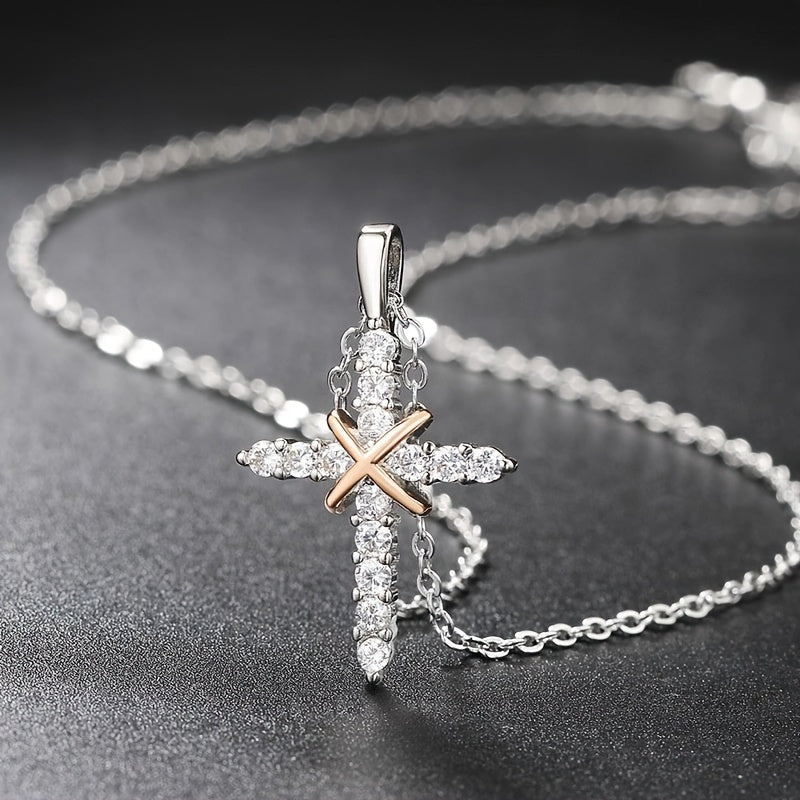 Fashion Cross Pendant Necklace for Women - Spiritual Protection & Elegant Style