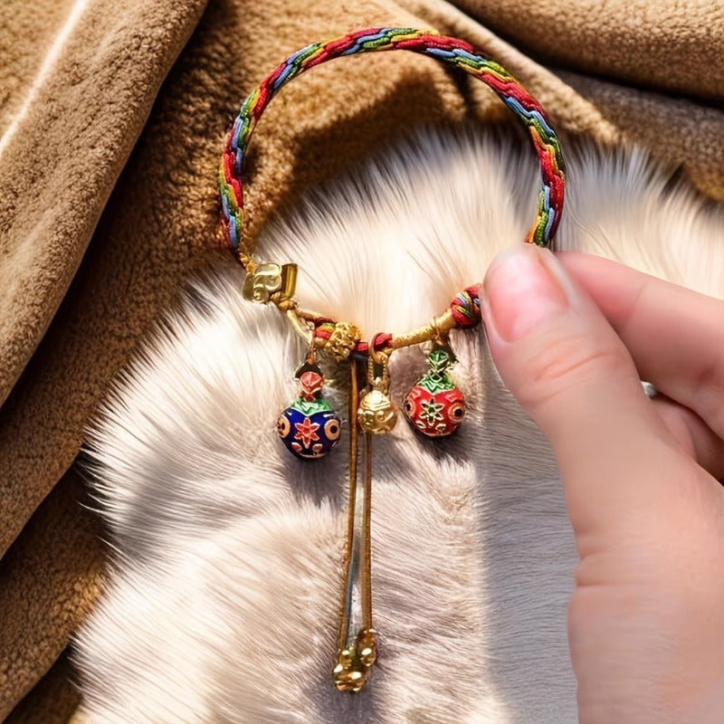 Vibrant Colorful Braided Rope Bracelet – Lucky Charm for Energy & Harmony