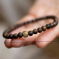 Women's Natural Agarwood Zakiram Bracelet - Spiritual Energy & Cultural Charm