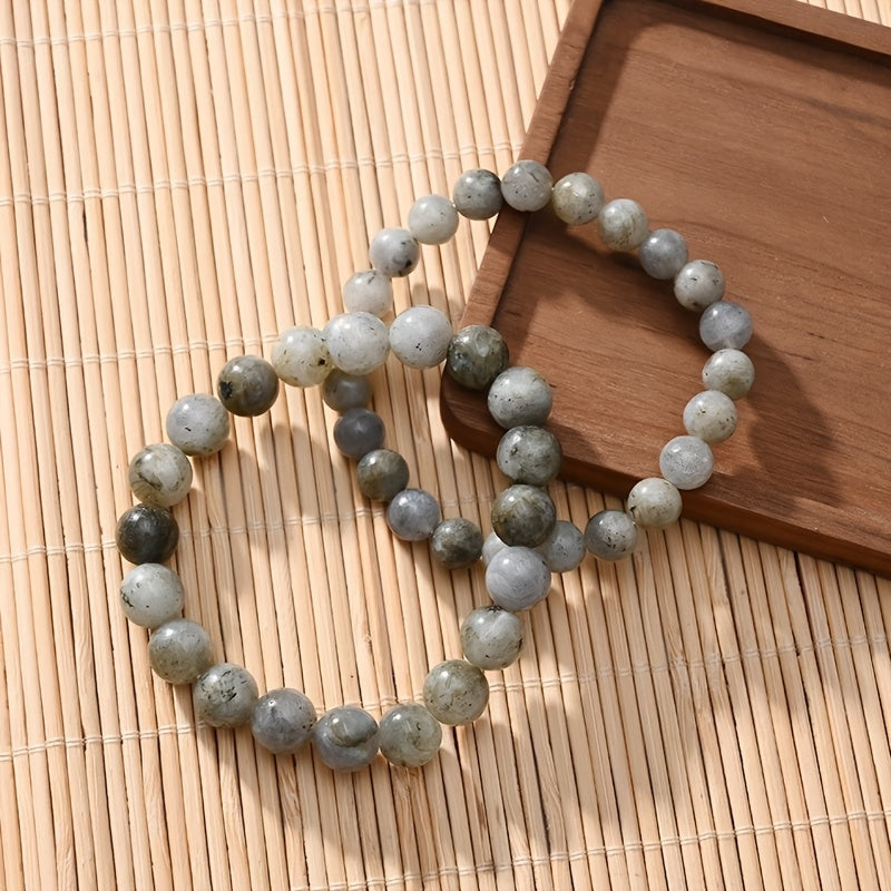 Elegant Moonstone Bracelet - Natural Stone Energy for Daily Wear & Gift-Giving