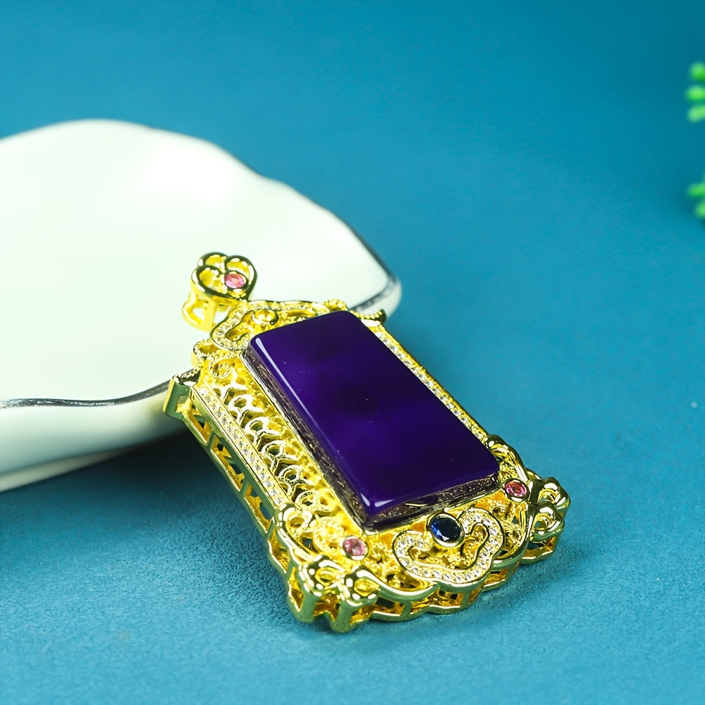 Pendant displayed as home decor with natural elements