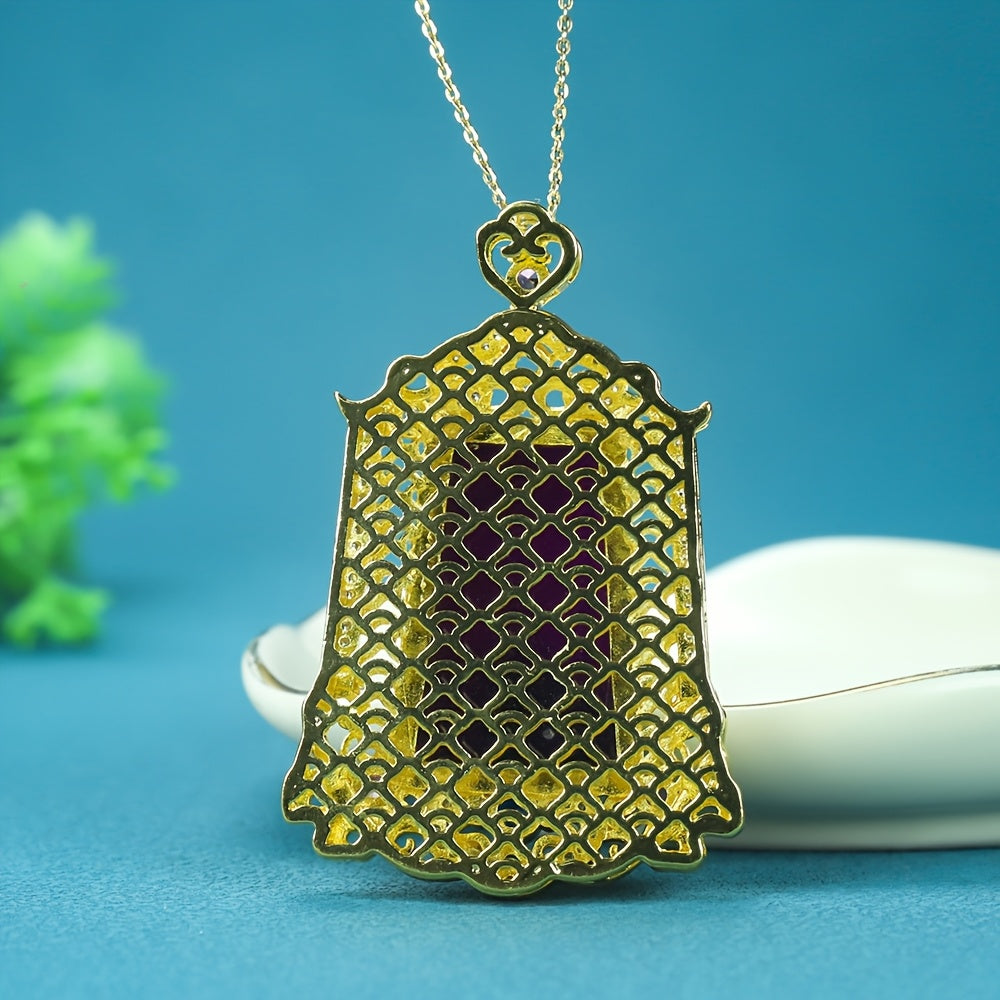 Pendant in different lighting conditions showing material interaction