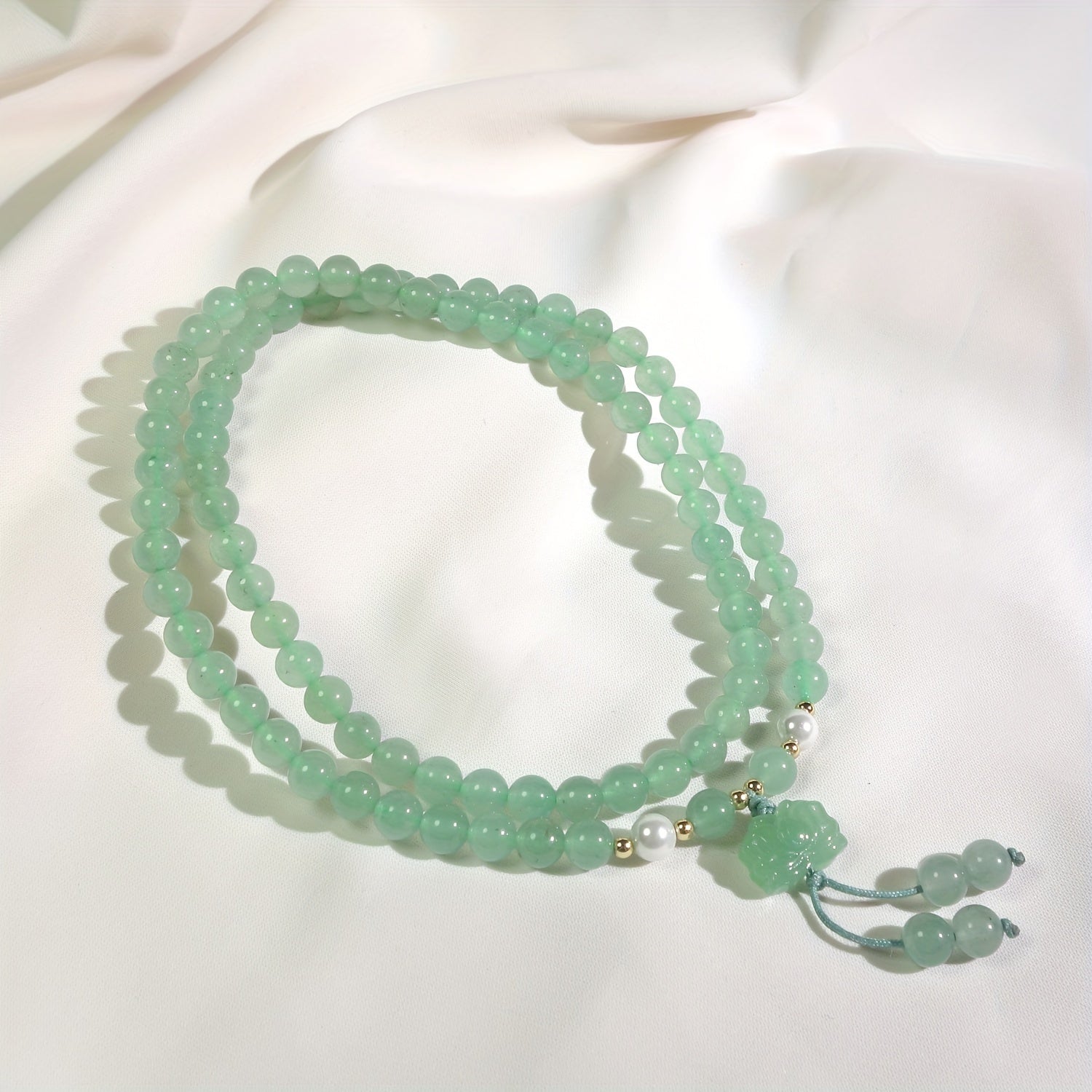 Vintage Natural Stone Necklace Set – Harmony & Healing Energy for Daily Wear