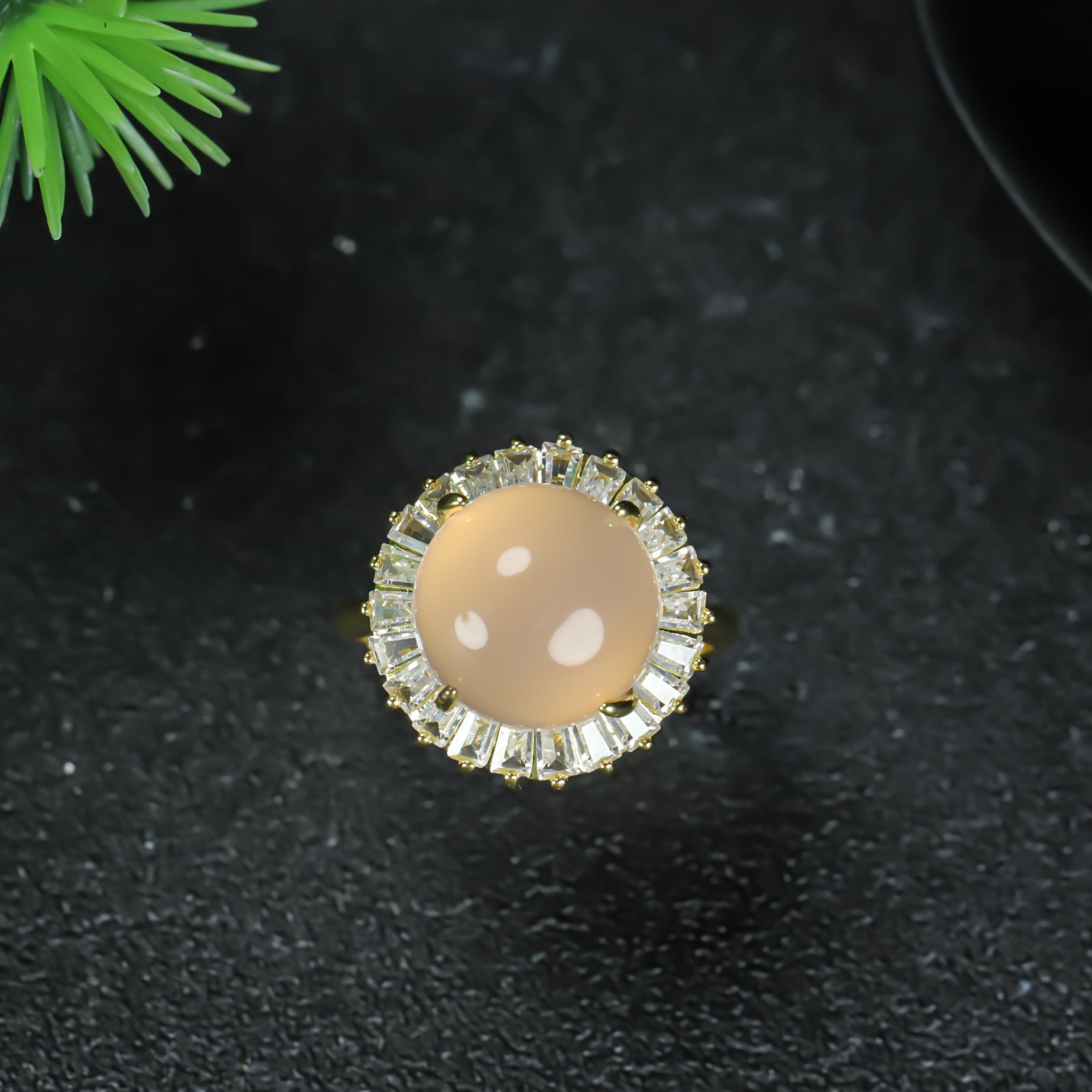 Vintage-Inspired Violet Agate Ring for Men - Elegant Fashion Accessory with Grounding & Confidence Energy