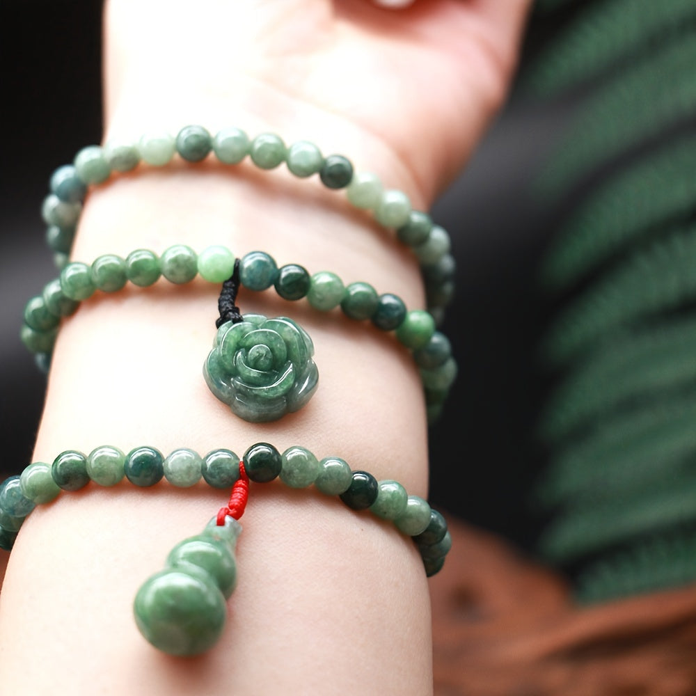 Natural Stone Bead Bracelet - Unisex Energy Gift