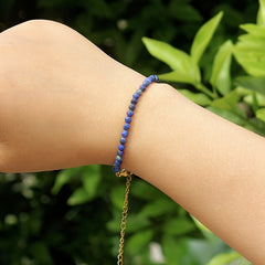 Classic Glitter Natural Stone Handband - Daily Wear & Valentine's Day Fashion Charm