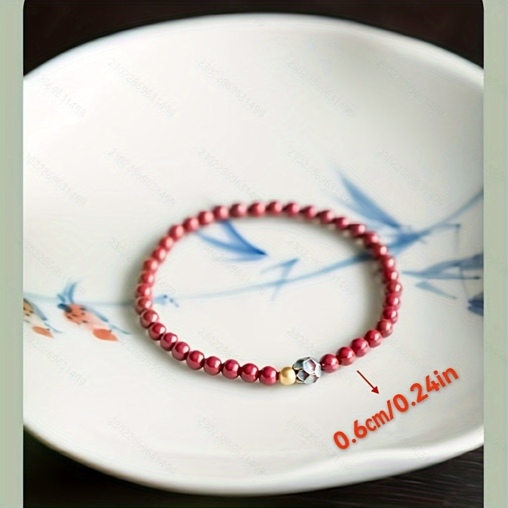 Cinnabar Birth Year Bracelet - Evil Repelling & Safety Protection for Men & Women
