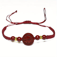 Elegant Handmade Clover Charm Bracelet - Harmony Enhancing Adjustable Design for Holidays