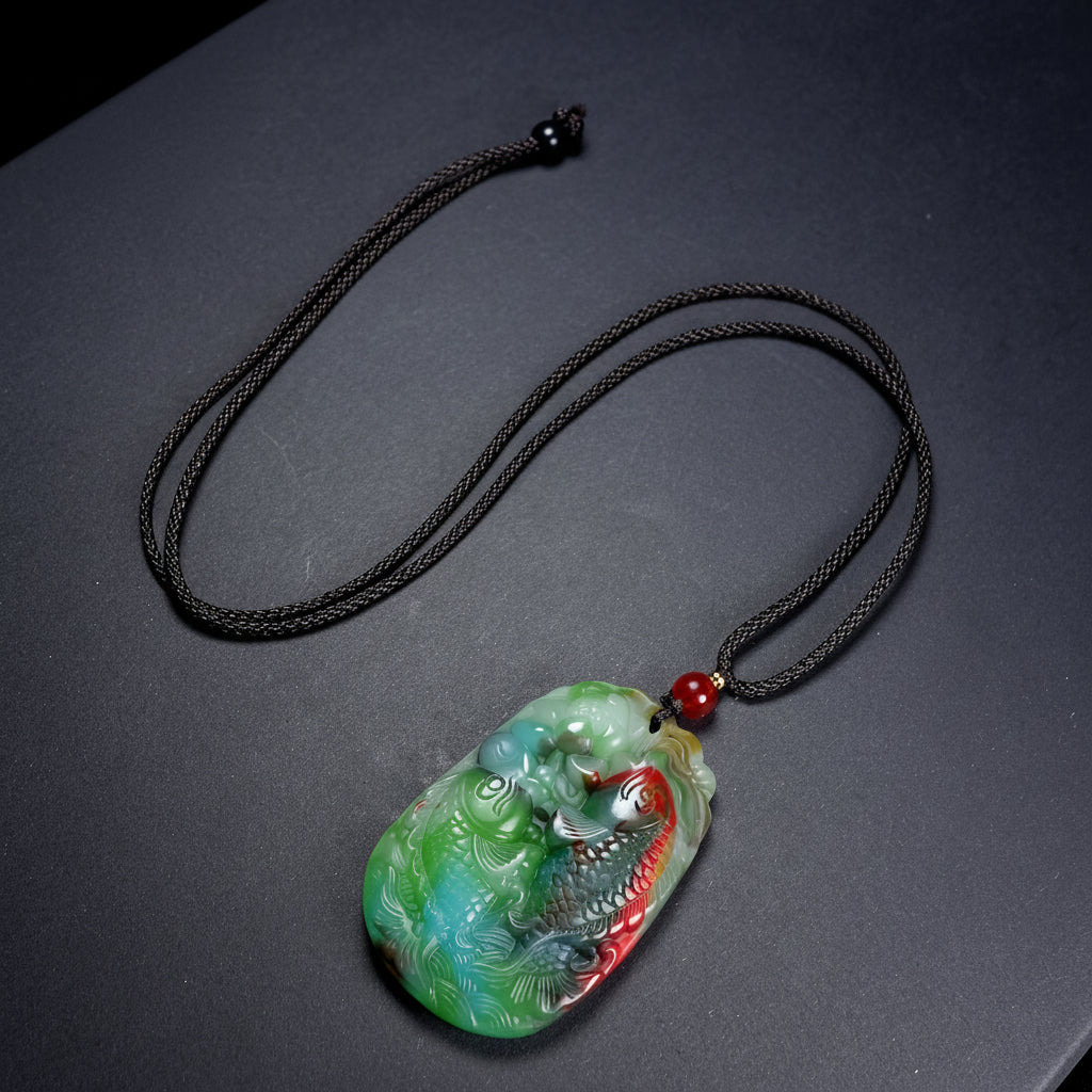 Natural Stone Fish Pendant — A Quiet Companion for Those Days When You're Reaching for Something to Hold