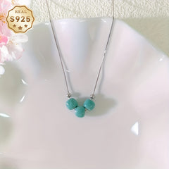 Women's Blue  Necklace - S925 Silver Harmony & Protection Talisman