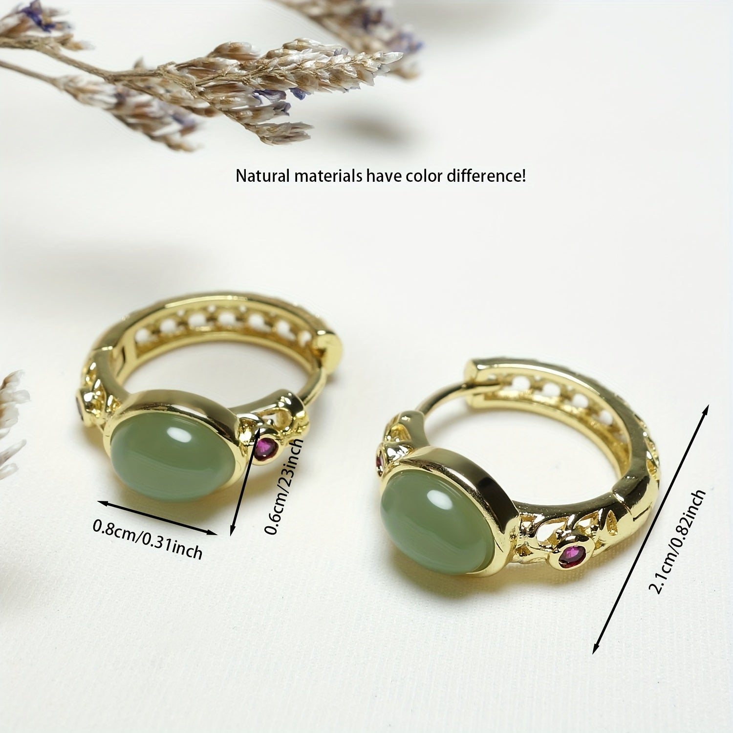 Natural Stone Earrings & Ear Clips - Harmony Talisman for Mind-Body Balance