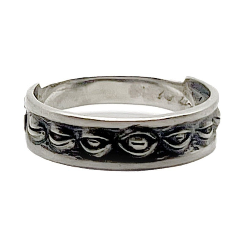 Original Design Eye Ring — Retro Men's Trendy Spiritual Energy Amulet for Protection & Harmony