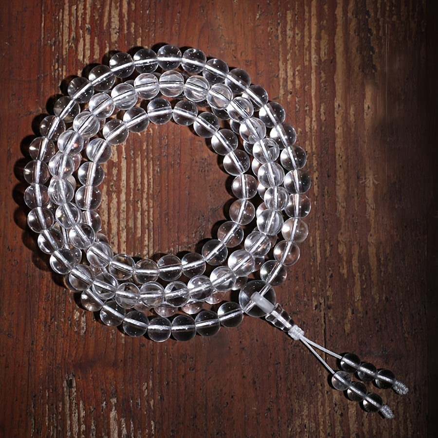 Retro Natural Multi-Layer Crystal Bracelet - Bohemian Style for Daily Wear & Valentine's Day Gifts