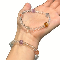 Bohemian Elegance Boho-Chic Summer Beaded Bracelet - Colorful Glass Beads for Energy Protection & Creative Expression