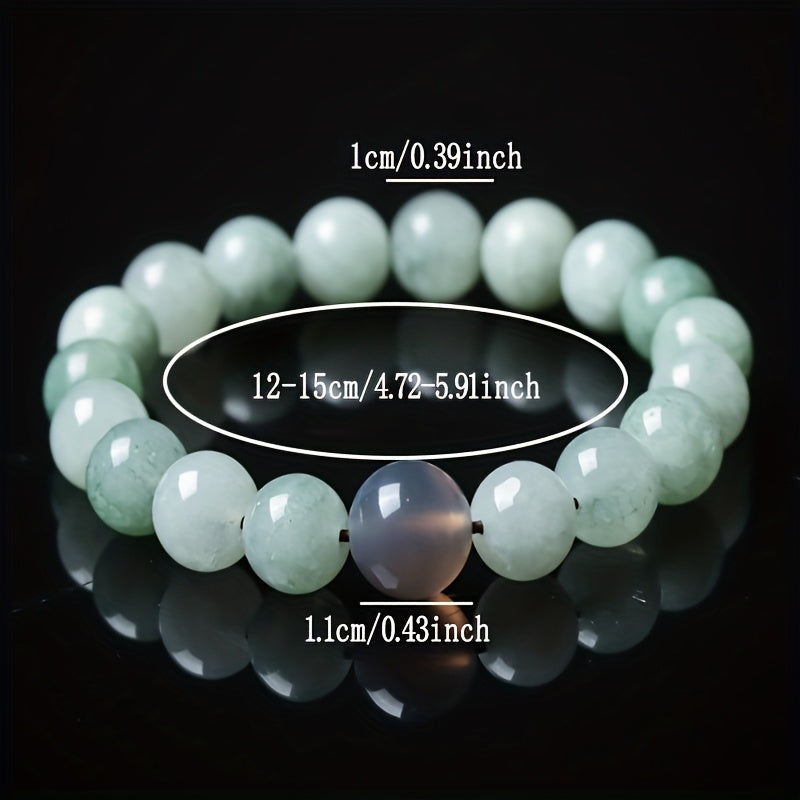 Natural Stone Bracelet for Men & Women: Unisex Energy Balance with DIY Chain