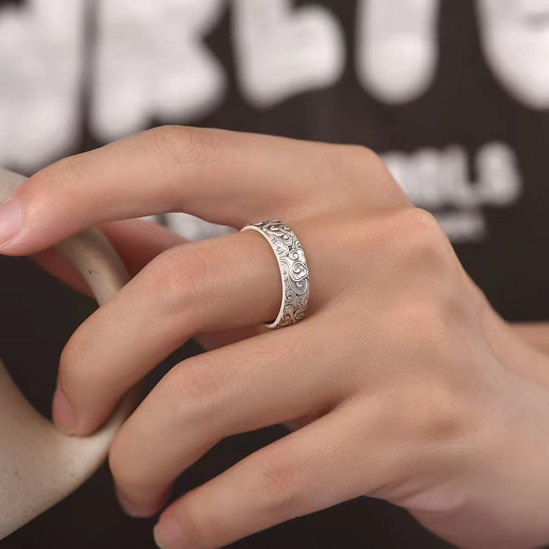 Vintage Thai Chinese Ethnic Adjustable Ring - Cultural Energy & Traditional Craftsmanship