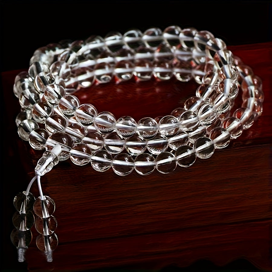 Retro Natural Multi-Layer Crystal Bracelet - Bohemian Style for Daily Wear & Valentine's Day Gifts