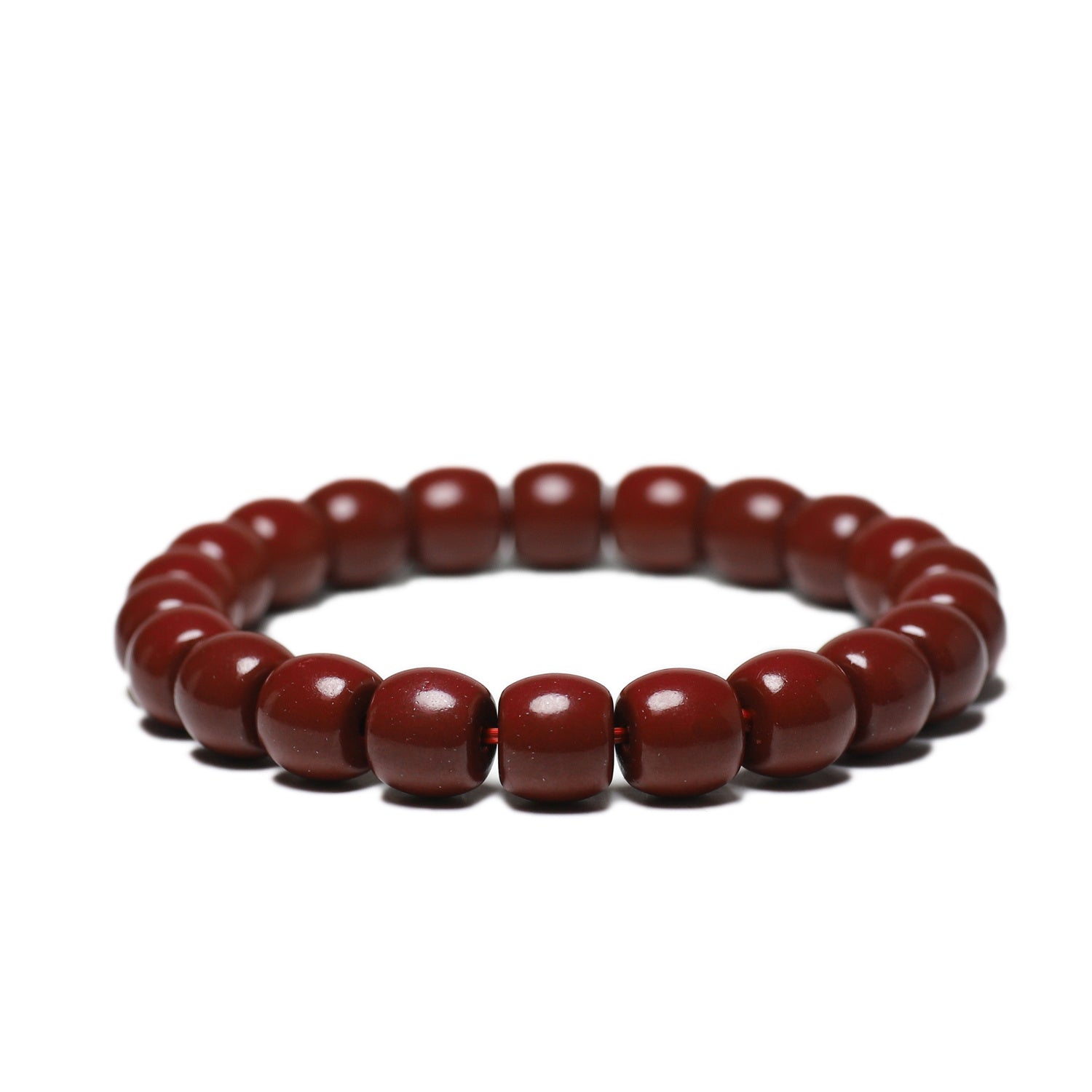 Cinnabar Bead Bracelet - Feng Shui Energy for Couples & Vacation Gifts