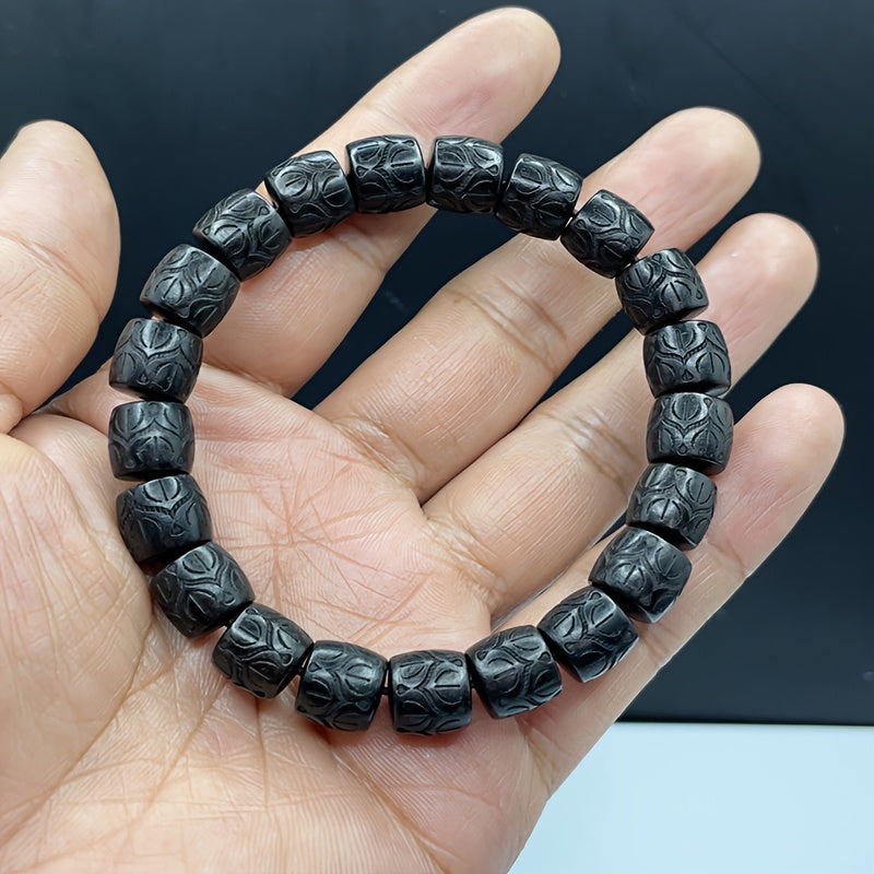 Vintage Men's protective bracelet, a bead symbolizing courage and luck, suitable for all holidays
