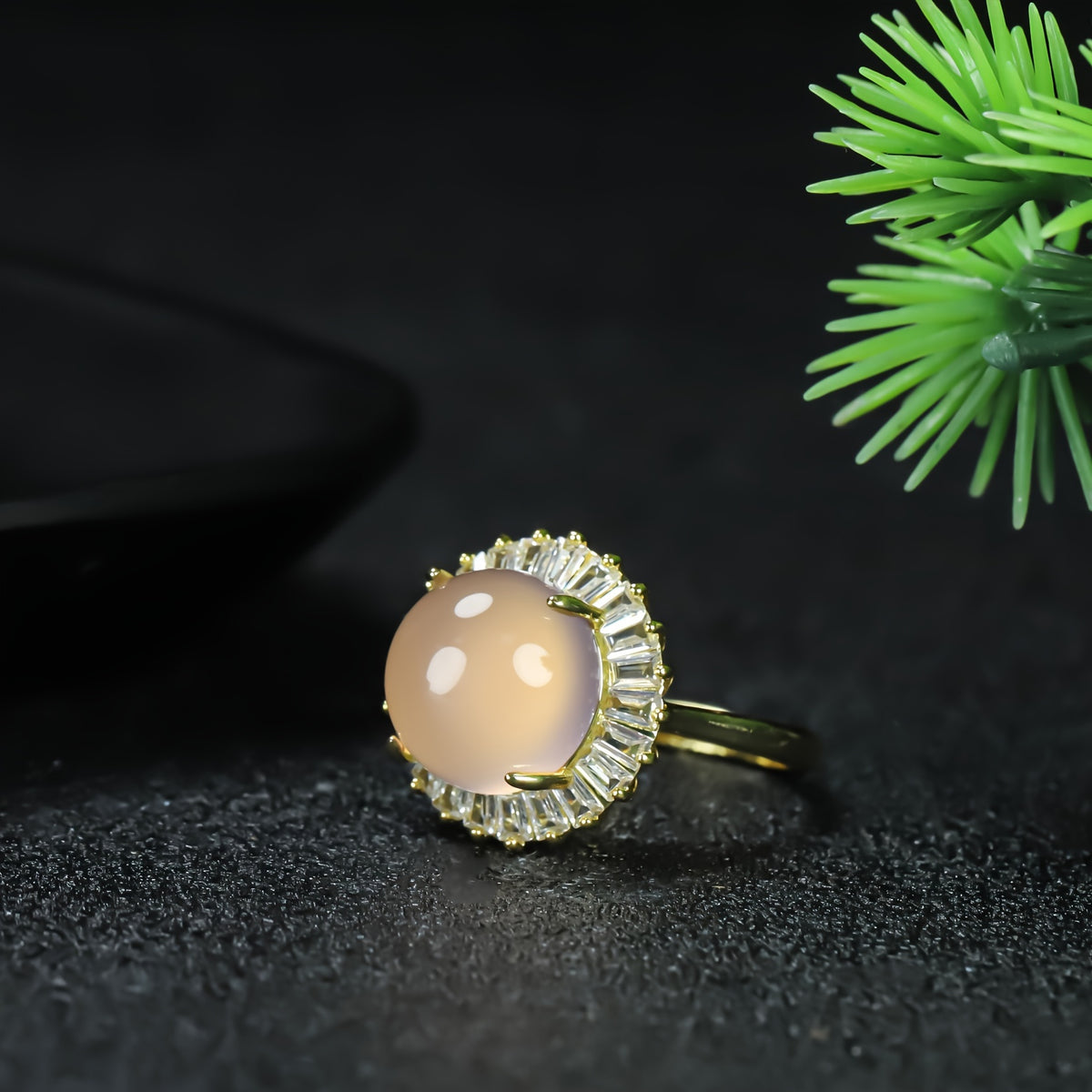 Vintage-Inspired Violet Agate Ring for Men - Elegant Fashion Accessory with Grounding & Confidence Energy