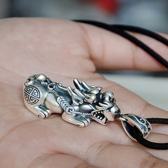 Vintage S925 Silver Wildlife Pendant — Spiritual Harmony, Protection & Bohemian Energy