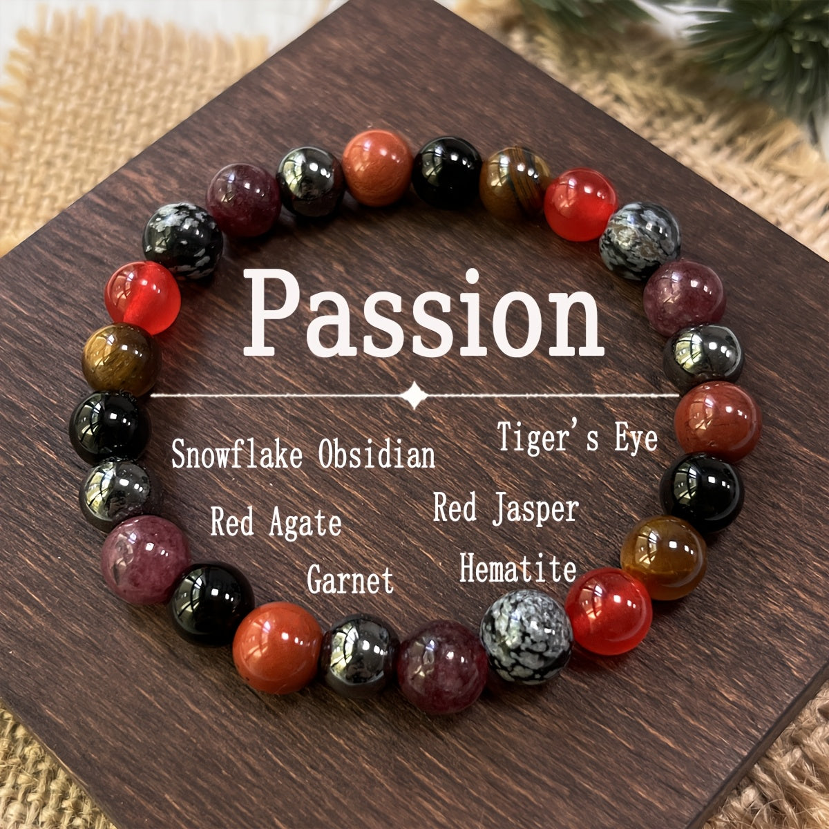 Inner Strength Bracelet with Crystal Energy for Emotional Balance