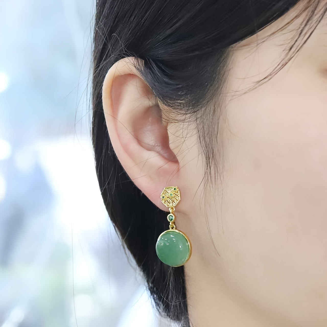 Evening ritual of removing earrings