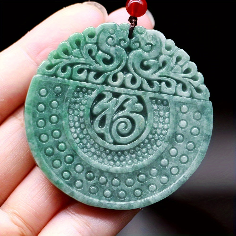 Nature Stone Pendant Necklace - Natural Harmony & Good Luck Energy