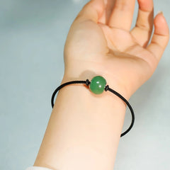 Green Aventurine Prosperity Bracelet  Heart Chakra Healing, Calmness, and Good Fortune