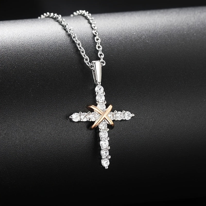Fashion Cross Pendant Necklace for Women - Spiritual Protection & Elegant Style