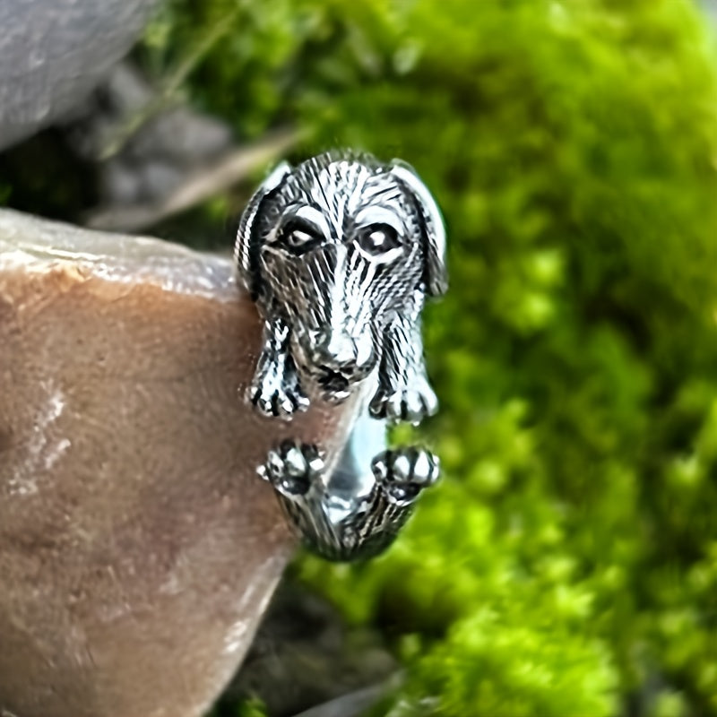 Coloured Adjustable Dog Ring — Spirit Animal Energy, Harmony & Protection Amulet