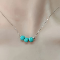 Women's Blue  Necklace - S925 Silver Harmony & Protection Talisman