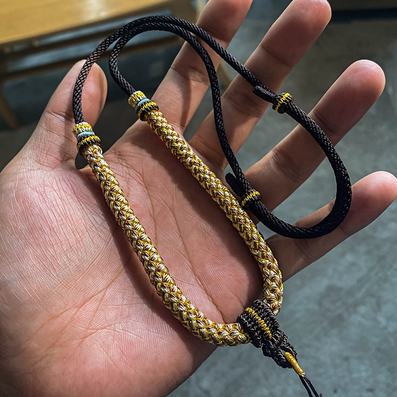 Dragon Scale Pendant Necklace – Hand-Woven Energy for Daily Wear