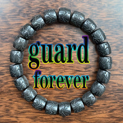 Vintage Men's protective bracelet, a bead symbolizing courage and luck, suitable for all holidays