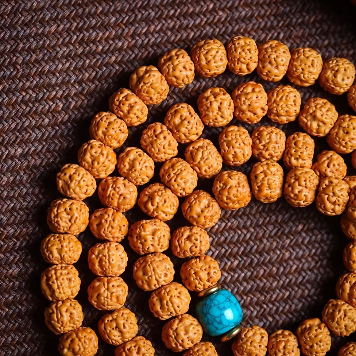 Vintage Natural Agate Bead Bracelet - 11mm Beads with Buddha Hand Pendant for Daily Protection