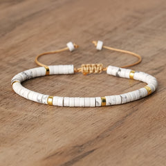 Summer Styled Cute Simple Beaded Bracelet - Adjustable Handmade Vacation Wrist Accessory