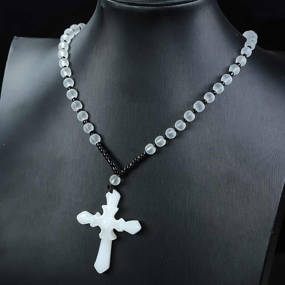 Cross pendant showcasing its spiritual renewal and protective properties
