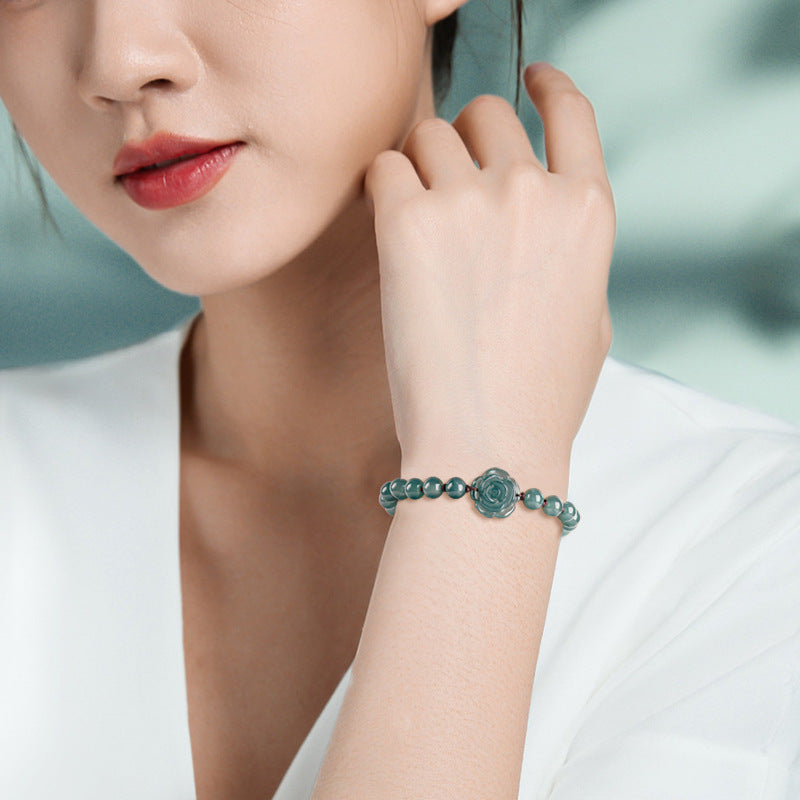 Pure Handmade Woven Bracelet - Red & Black Couple's Energy Gift