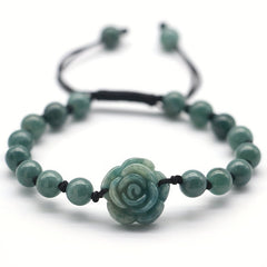 Pure Handmade Woven Bracelet - Red & Black Couple's Energy Gift