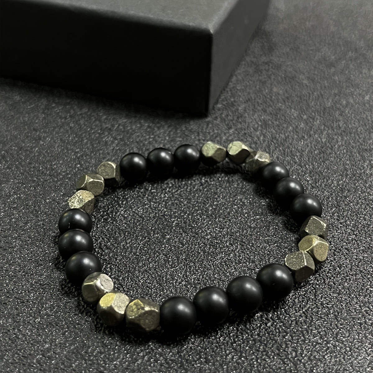 Pyrite Abundance Bracelet - Prosperity & Protection Crystal Jewelry for Men & Women