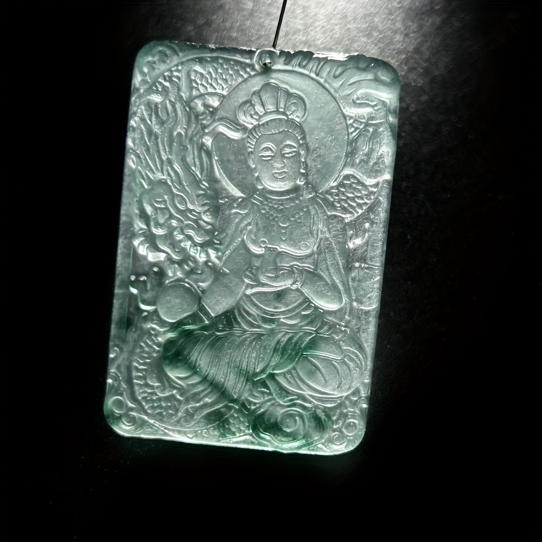 Close-up showing natural textures and carving details